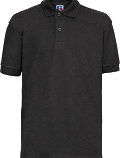 Russell Athletic 599B Detské piqué polo z hrubej bavlny 10.599B čierne