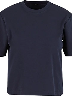 Build your Brand BY 369 Dámske hrubé tričko Sorona® 56.0369 tmavomodré