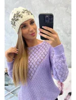 Dámska čiapka Florence K350 ecru+khaki