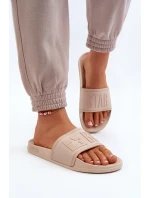 Damskie Klapki Big Star NN274A645 Beżowe