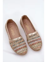 Elegantné kožené espadrilky s úpletom Multicolor Zazoo 10178 Elegantné kožené espadrilky s úpletom Multicolor Zazoo 10178