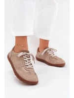 Dámske kožené tenisky Barefoot Zazoo N1277S2 Beige Dámske kožené tenisky Barefoot Zazoo N1277S2 Beige