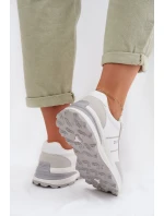 Dámské sportovní tenisky Big Star TT274879 HI-POLY SYSTEM Bílá-Szara