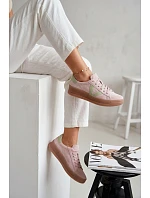 Dámske tenisky na platforme z prírodného semišu Vinceza 79597 pink Dámske tenisky na platforme z prírodného semišu Vinceza 79597 pink