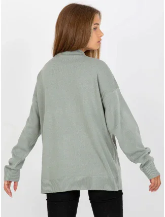 Dámsky sveter D90039W90818A3 svetlo zelený