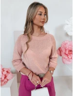 Dámsky oversize sveter SOFTICAN púdrovo ružový FashionStreet MY2431 Dámsky oversize sveter SOFTICAN púdrovo ružový FashionStreet MY2431