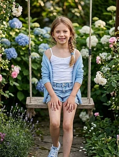 Dievčenské tričko Donella 5371 w/r