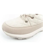 Lee Cooper dámske zimné športové topánky zimné trekkingové zateplené krémové dámske z eko kože