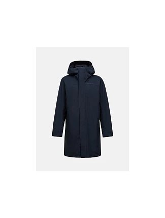 Bunda PEAK PERFORMANCE M Treeline Insulated Parka, čierna Bunda PEAK PERFORMANCE M Treeline Insulated Parka, čierna