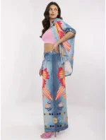 Nohavice DHJ SP 19183 6.79 modrá