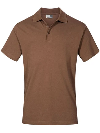 Promodoro 4001 Pánske polo tričko z piqué „Superior“ 40.4001 hnedé