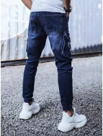 Pánske džínsy tmavomodré FashionStreet UX3262 Pánske džínsy tmavomodré FashionStreet UX3262