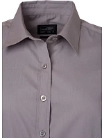 Daiber JN 677 Popelínová blúzka s dlhými rukávmi 02.0677 svetloružová