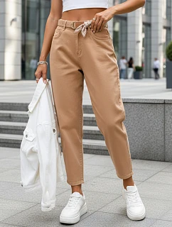 Dámske džínsy s vysokým pásom Mom Fit FashionStreet UY2937