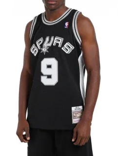 Mitchell & Ness San Antonio Spurs NBA Swingman Jersey Spurs 2001 Tony Parker M SMJYLG19018-SASBLCK01TPA Pánske