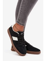 Zamszowe Sneakersy Damskie Vinceza 14029 Czarne