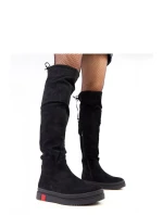 Dámske vysoké čižmy DH240102 Black - YOLERA