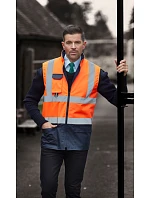 Yoko HV 005 Hi-Vis polstrovaná vesta 79.V005 hi vis orange