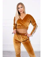 Velúrová súprava s nápisom Queen camel