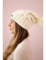 Milano fleecová čiapka K203 ecru