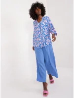 Blúzka D73771M11174A modrá