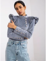 Blúzka DHJ BZ 6533A.44P sivá Blúzka DHJ BZ 6533A.44P sivá