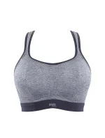 Športová podprsenka 7341B Non Wired Bra charcoal marl grey - Panache