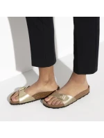 Birkenstock Madrid Birko-Flor Gold regular wide žabky (1016106) pre ženy