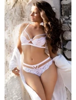 Dámska podprsenka Torfi push up white - ROZA