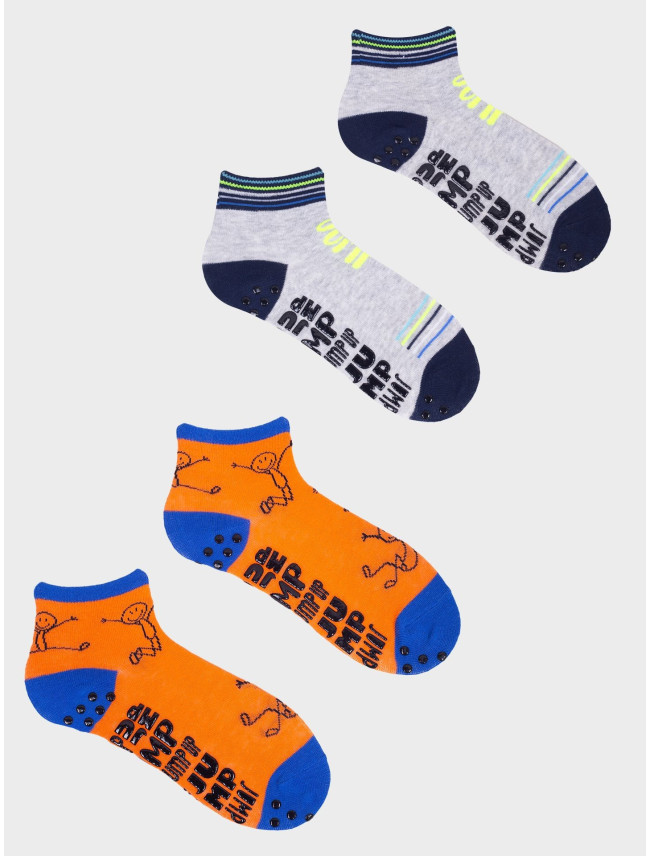 Yoclub Trampolínové ponožky 2-pack SKS-0021C-AA0A-002 Multicolour
