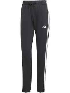 Dámske nohavice adidas Essentials 3-Stripes French Terry Cuffed, čierne, JD5302