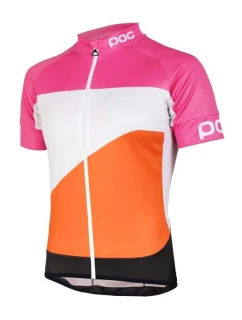 POC Bike SS Jersey Pink/White/Orange 52849-8425