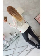 Sveter s Otcom Vianoc ecru Sveter s Otcom Vianoc ecru