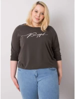 Blúzka RV BZ 6391.48 tmavá khaki