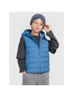 Chlapčenské páperové tričko bez rukávov so syntetickou výplňou 4F 4FJRAW25TVJAM324-32S