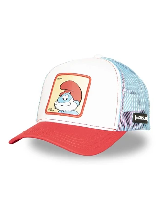 Capslab Šmolkovia Papa Smurf Trucker cap - CL/SMU/1/CT/PAPAB