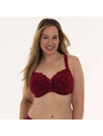 Bobette podprsenka s kosticou Full Cup 5289 rubín - RosaFaia