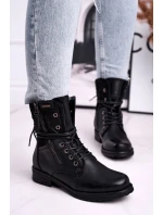 Dámske členkové topánky Black Perfecto Dámske členkové topánky Black Perfecto
