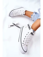 Wysokie Ocieplane Trampki Big Star GG274027 Białe