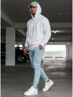 Modré pánske tepláky FashionStreet UX3450