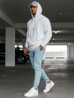Modré pánske tepláky FashionStreet UX3450