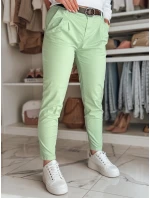 Dámske nohavice chinos s opaskom MODELA mint FashionStreet UY2631 Dámske nohavice chinos s opaskom MODELA mint FashionStreet UY2631