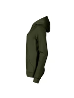 Dámska módna mikina na zips s kapucňou (vojenská)