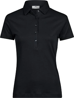Tee Jays TJ 1441 Dámske polo tričko z bavlny pima 18.1441 čierne