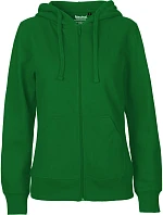 Neutral O 83301 Dámska mikina s kapucňou z bio bavlny 77.8331 zelená