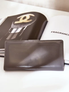 Portfel Damski Z Eko Skóry Szary Kalinessa