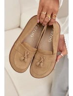 Dámske mokasíny Barefoot 322 Beige - Zazoo Dámske mokasíny Barefoot 322 Beige - Zazoo