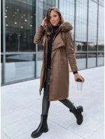 Dámska zimná bunda parka LUSTER hnedá FashionStreet TY3956 Dámska zimná bunda parka LUSTER hnedá FashionStreet TY3956