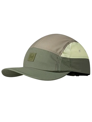 Bežecká čiapka Buff 5 Panel Go Cap – domus khaki Bežecká čiapka Buff 5 Panel Go Cap – domus khaki