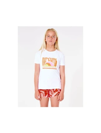 RIP CURL Surf Revival Tričko - Dievča - Biele